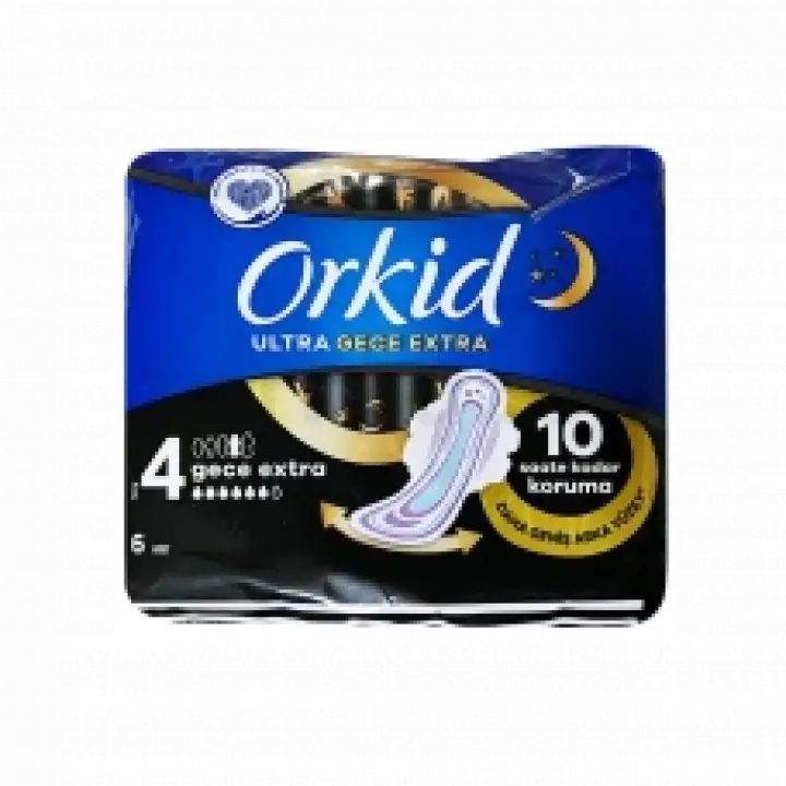 Hijyenik Ped Ultra Extra Gece 6lı