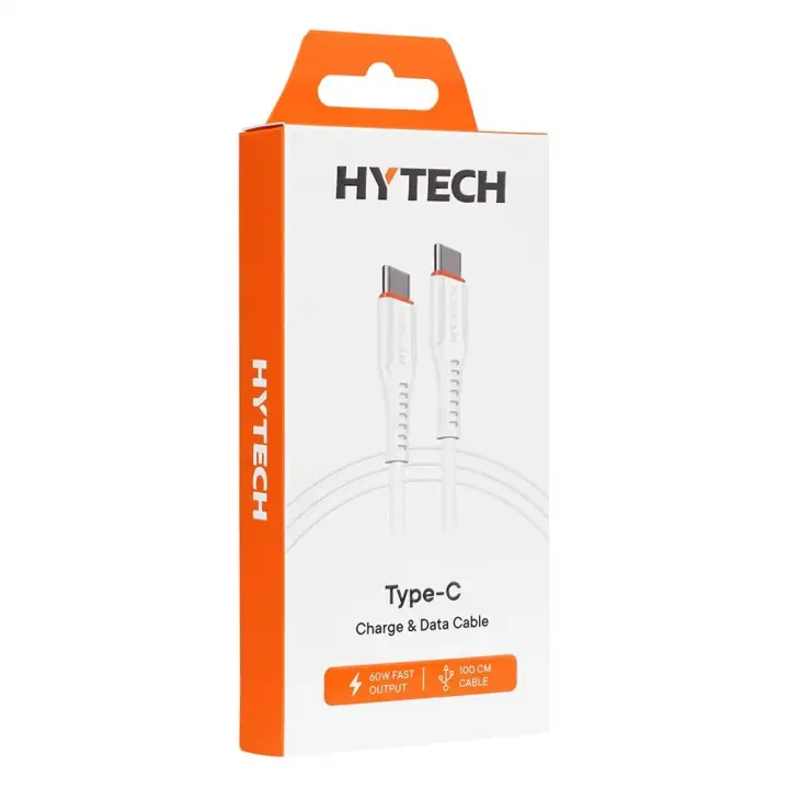 Hytech HY-XTP10 1M 3A TypeC to TypeC Hızlı Data + Sarj Kablosu