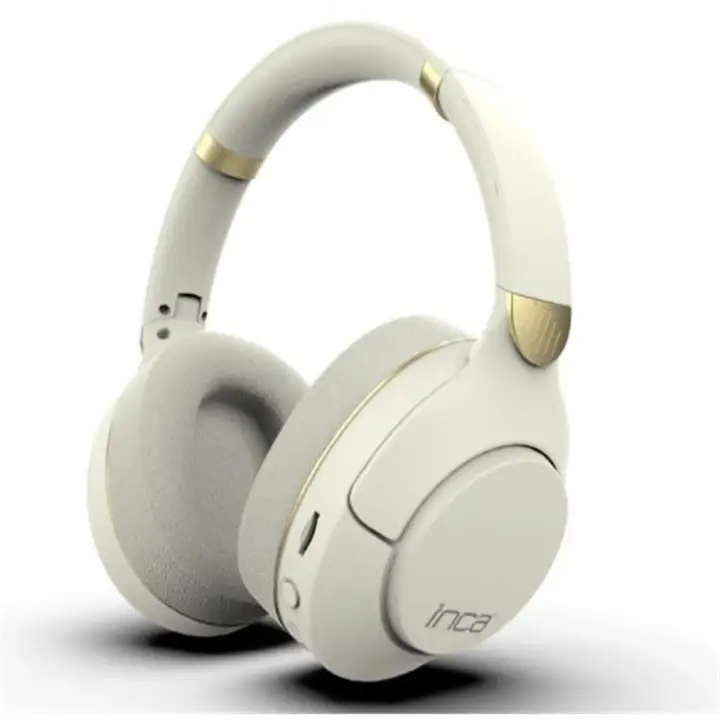 Inca IBK-503B Beyaz 5.3 Bluetooth Wireless Kulaklık Micro Sd Kulaklık 400mah Type-c To USB