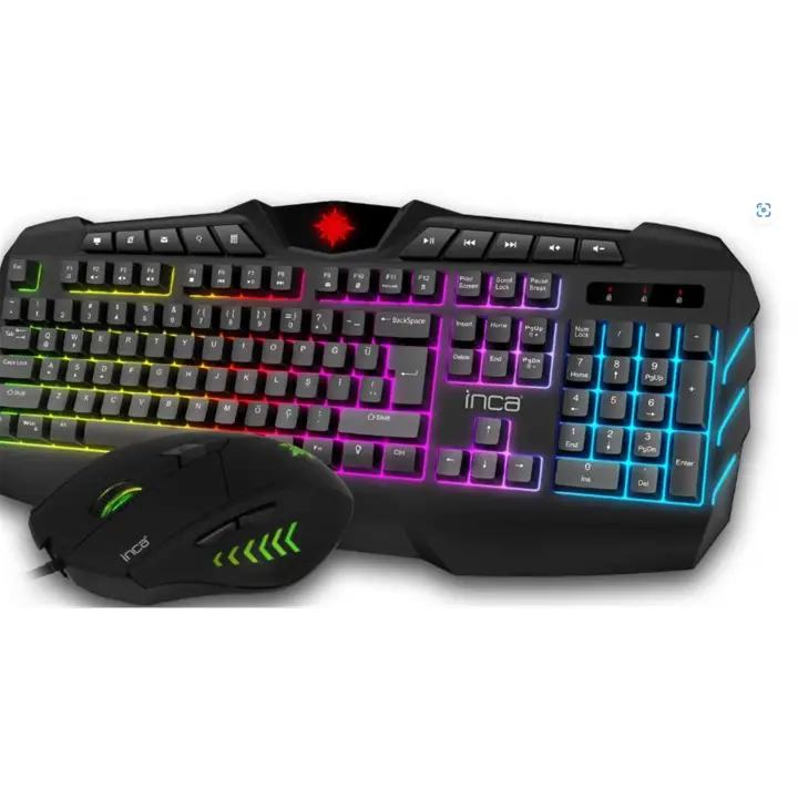 INCA IKG-313 RUTHLESS RAINBOW EFECT GAMING SET