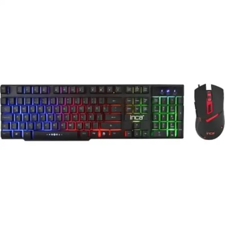 INCA IKG-448 RAINBOW GAMING MEKANIK HISLI KLAVYE &amp; MOUSE SET