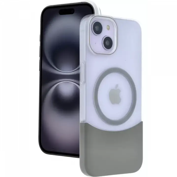 Joko Apple iPhone 15 Velar Magsafe Kapak - Natural Grey