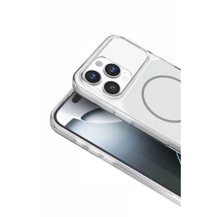 Joko Apple iPhone 16 Pro Max Bruma Magsafe Kapak - Gümüş