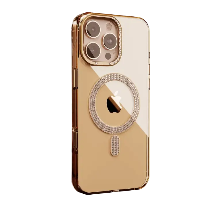Joko Apple iPhone 16 Pro Max Tash Diamond Magsafe Kapak - Gold