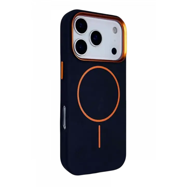 Joko Apple iPhone 17 Pro Max Luno Deri Magsafe Kapak - Mavi
