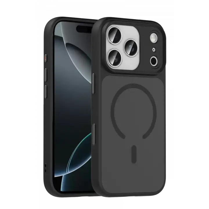 Joko Apple iPhone 17 Pro Max Megane Magsafe Kapak - Siyah