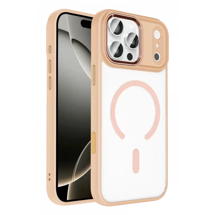 Joko Apple iPhone 17 Pro Max Terea Magsafe Kapak - Pembe