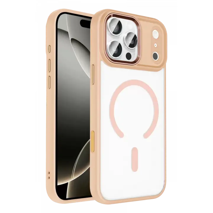 Joko Apple iPhone 17 Pro Max Terea Magsafe Kapak - Pembe