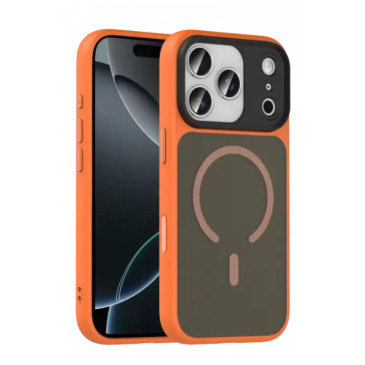 Joko Apple iPhone 17 Pro Megane Magsafe Kapak - Turuncu