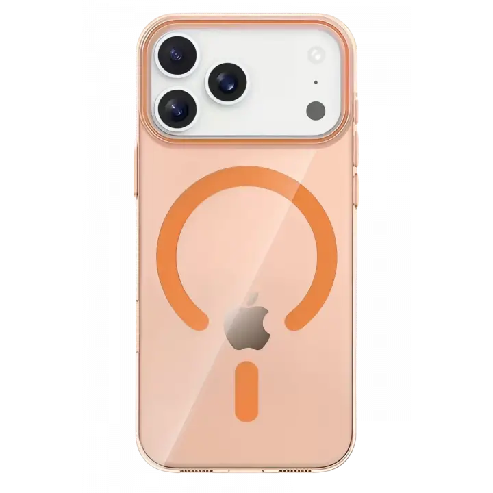 Joko Apple iPhone 17 Pro PC Blank Magsafe Kapak - Turuncu