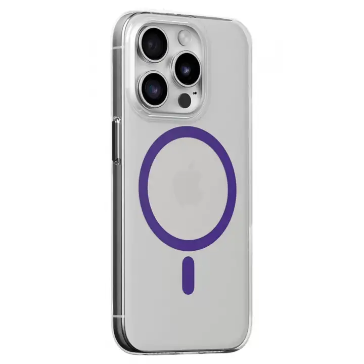Joko Apple iPhone 14 Pro Max Kılıf Bubble Magsafe Kapak - Mor