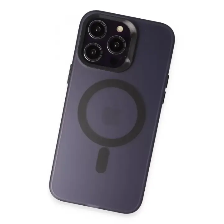 Joko iPhone 14 Pro Max Kılıf Mateks Magsafe Kapak - Derin Mor