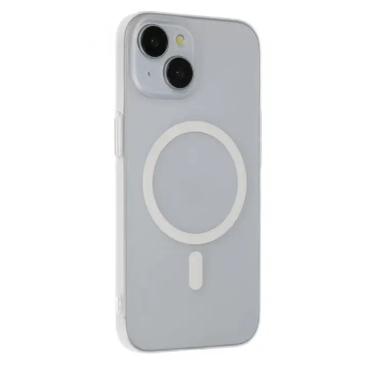 Joko iPhone 15 Plus Tuna PC Slim Magsafe Kapak - Şeffaf