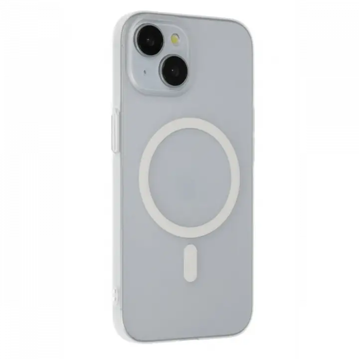 Joko iPhone 15 Plus Tuna PC Slim Magsafe Kapak - Şeffaf