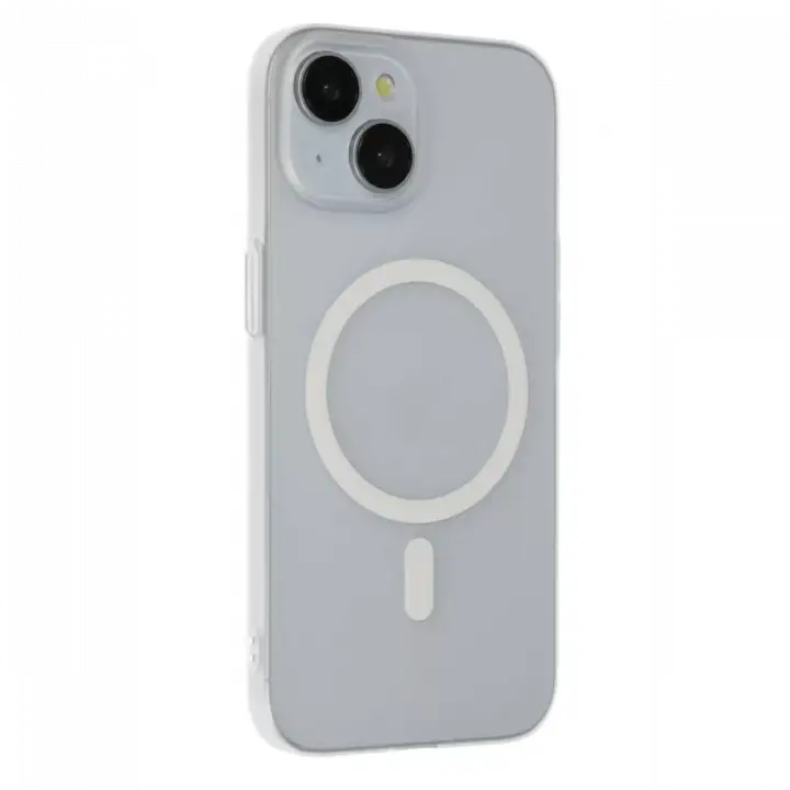 Joko iPhone 15 Plus Tuna PC Slim Magsafe Kapak - Şeffaf