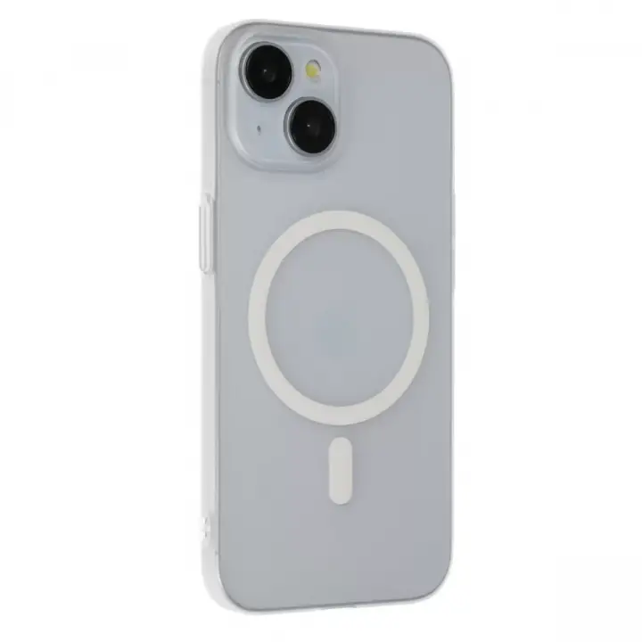 Joko iPhone 15 Plus Tuna PC Slim Magsafe Kapak - Şeffaf