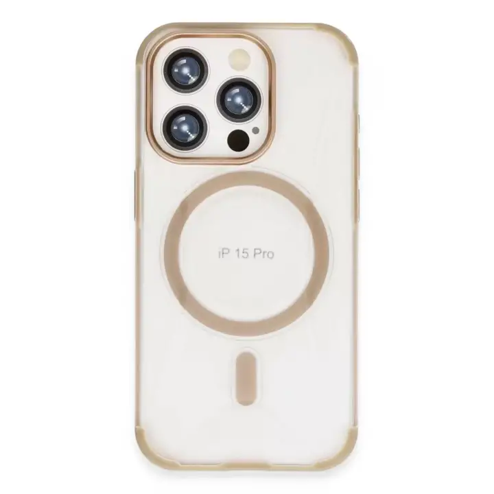 Joko Apple iPhone 15 Pro Hilton Magsafe Kapak - Gold