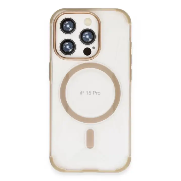 Joko iPhone 15 Pro Hilton Magsafe Kapak - Gold