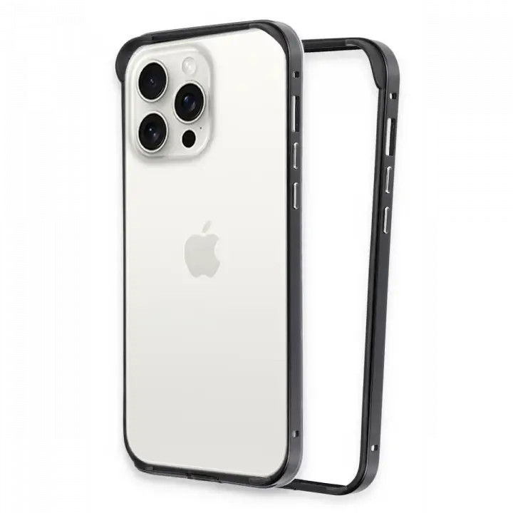 Joko iPhone 15 Pro Land Bumper Koruma Kapak - Siyah