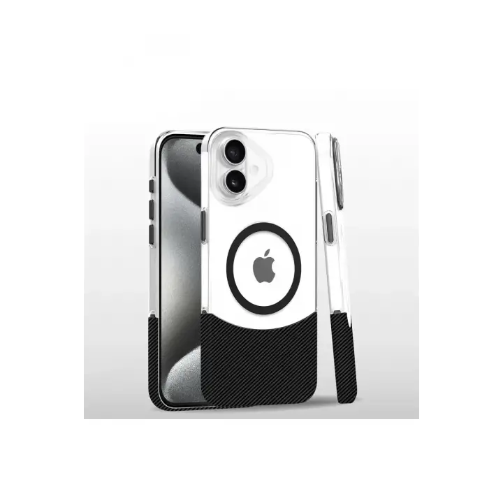 Joko iPhone 16 Plus Carbon Puzzle Magsafe Kapak - Siyah