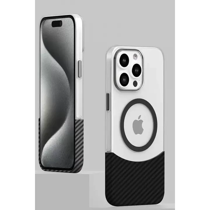 Joko Apple iPhone 16 Pro Carbon Puzzle Magsafe Kapak - Desert