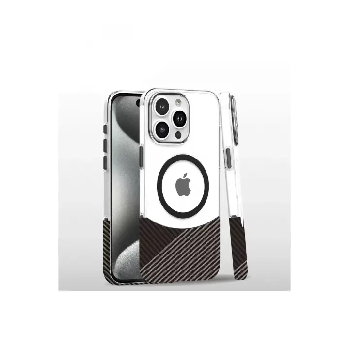 Joko Apple iPhone 16 Pro Carbon Puzzle Magsafe Kapak - Gri