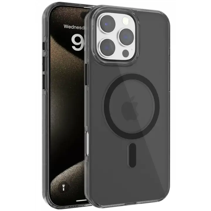 Joko Apple iPhone 16 Pro Max Gleam PC Sert Magsafe Kılıf - Siyah