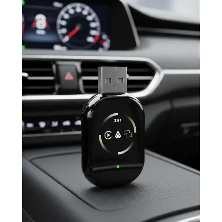 Kablosuz CarPlay Android Auto Adaptörü Otomatik Eşleşme