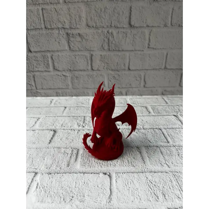 Kırmızı Ejderha Biblo 12 cm