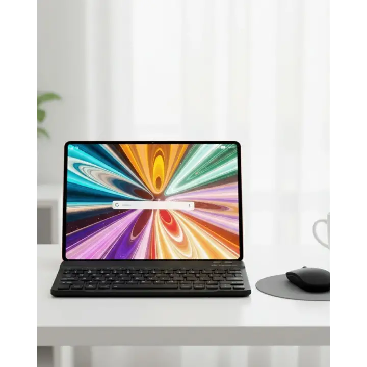 Klavyeli Tablet PC Kalem Kılıf ve Ekran Koruyucu Hediyeli Android Set