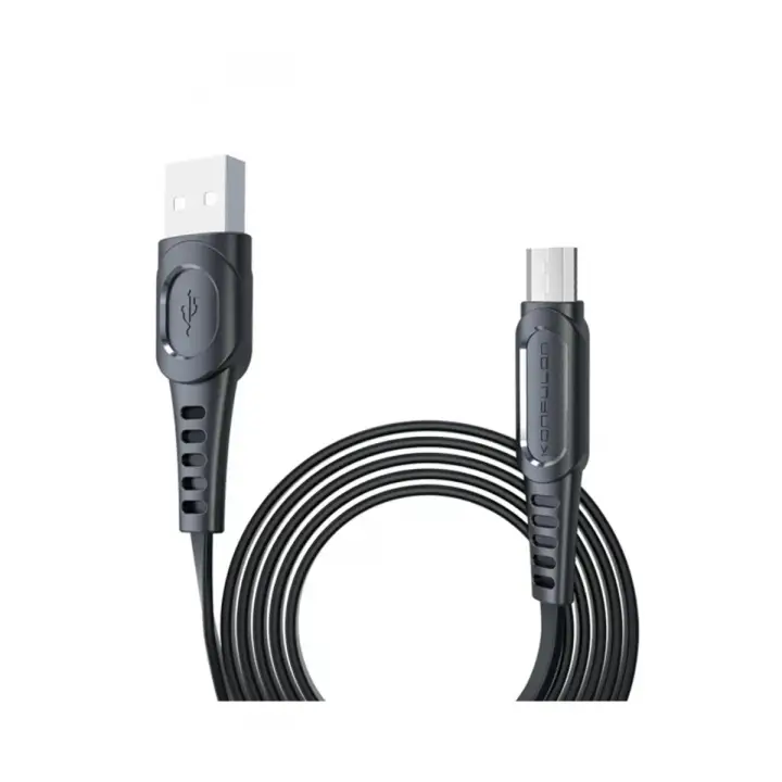 Konfulon DC01 Süper Hızlı Micro USB Kablo 1M 2.4A - Siyah