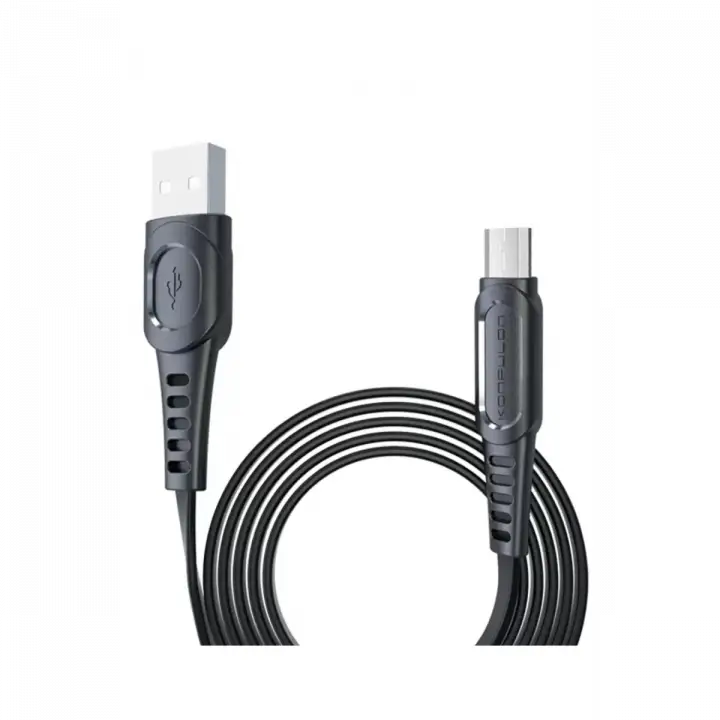 Konfulon DC01 Süper Hızlı Micro USB Kablo 1M 2.4A - Siyah
