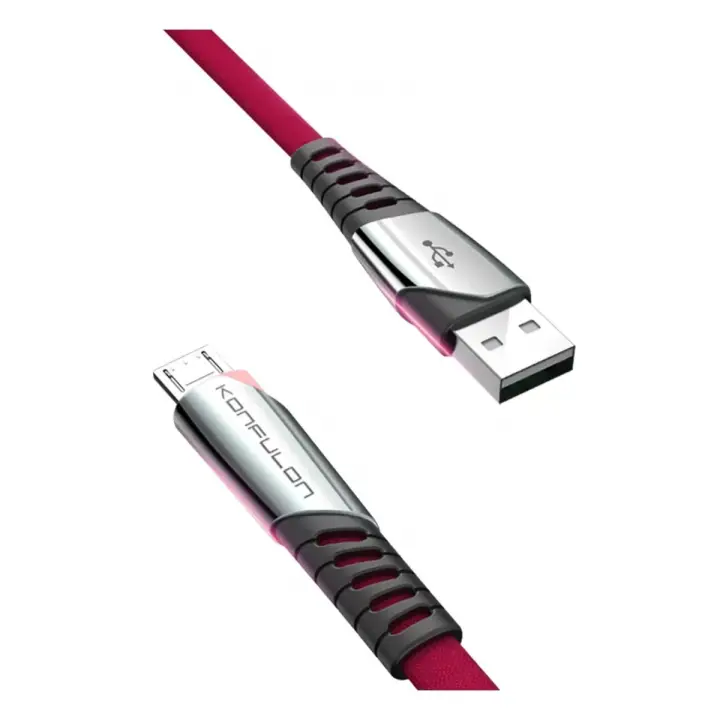 Konfulon DC16 Micro USB Kablo 1M 2.4A - Kırmızı