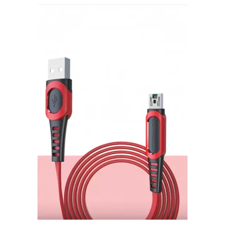 Konfulon DC24 Micro USB Kablo 1.2M 4A - Kırmızı
