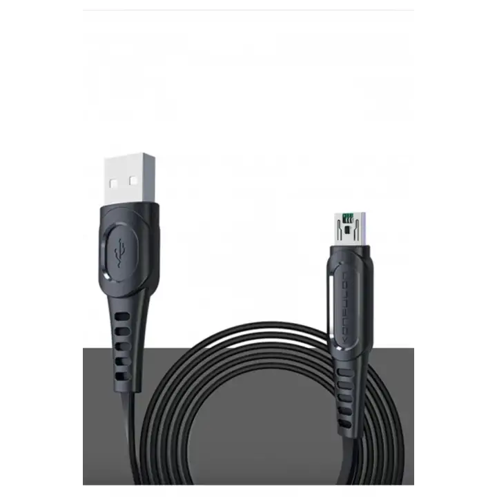 Konfulon DC24 Micro USB Kablo 1.2M 4A - Siyah