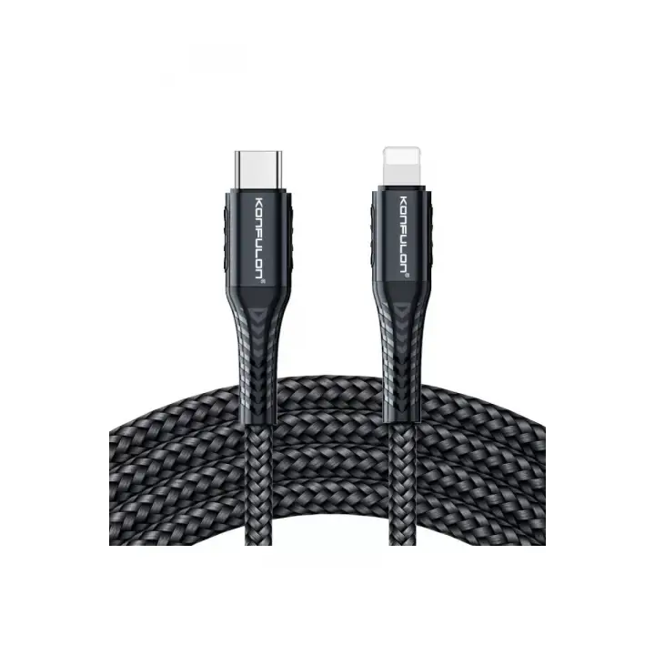 Konfulon DC35 Type-C to Lightning Kablo 1MT - Siyah