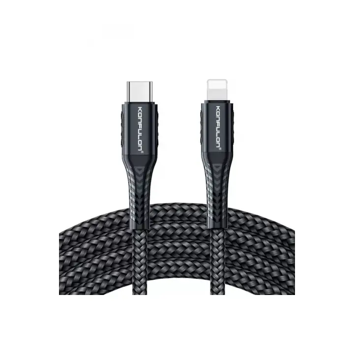 Konfulon DC35 Type-C to Lightning Kablo 1MT - Siyah