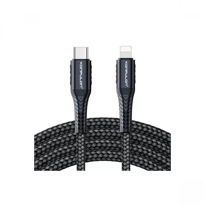 Konfulon DC35 Type-C to Lightning Kablo 1MT - Siyah