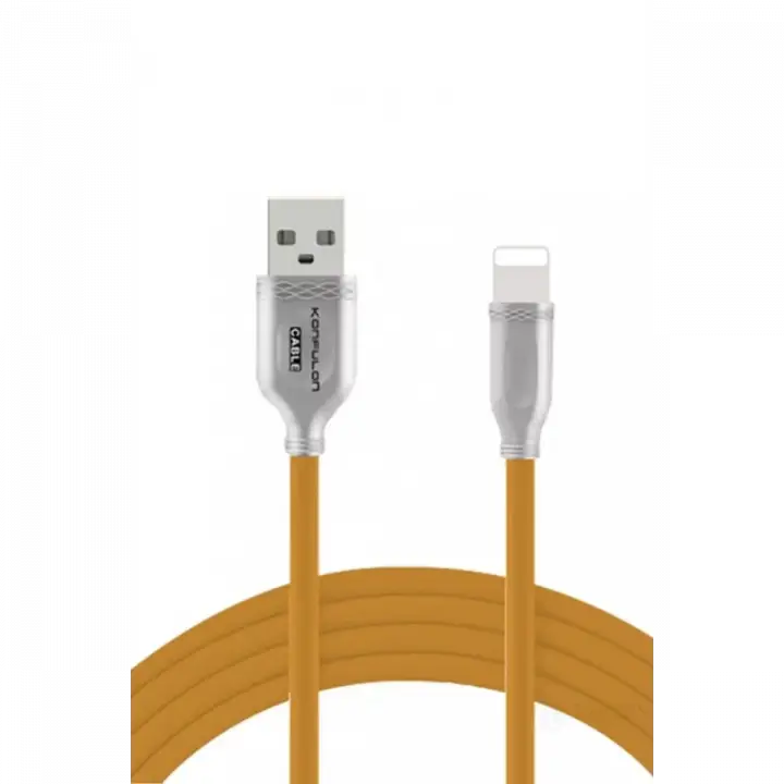 Konfulon S48 Lightning Kablo iphone Uyumlu 1M 3A - Sarı