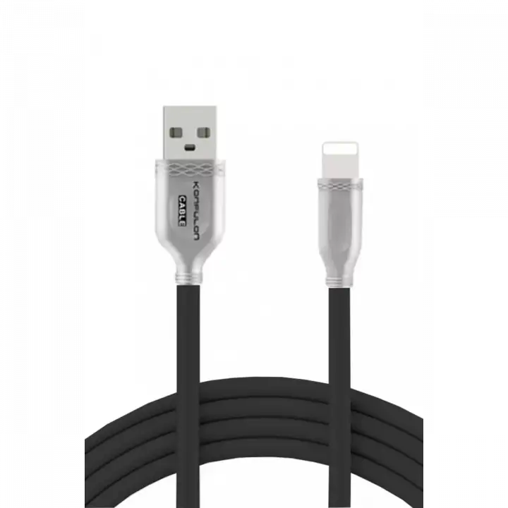 Konfulon S48 Lightning Kablo iphone Uyumlu 1M 3A - Siyah