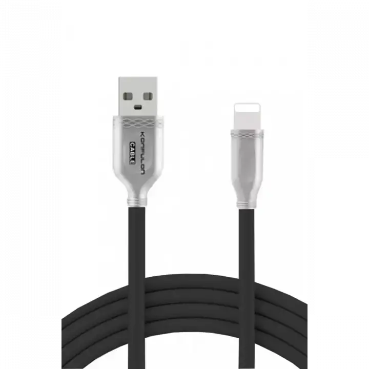 Konfulon S48 Lightning Kablo iphone Uyumlu 1M 3A - Siyah