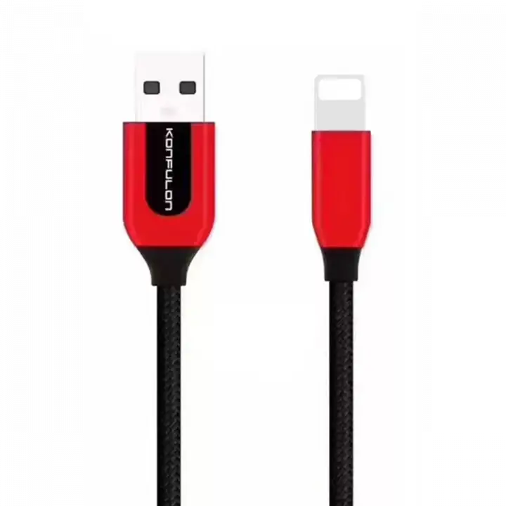 Konfulon S51 Lightning Kablo iphone Uyumlu 1M 3A - Siyah