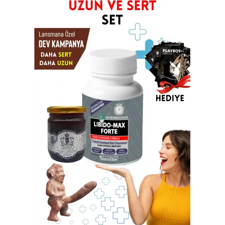 LİBDO MAX FORTE ERKEKLERE ÖZEL SET MACUN VE CAPS