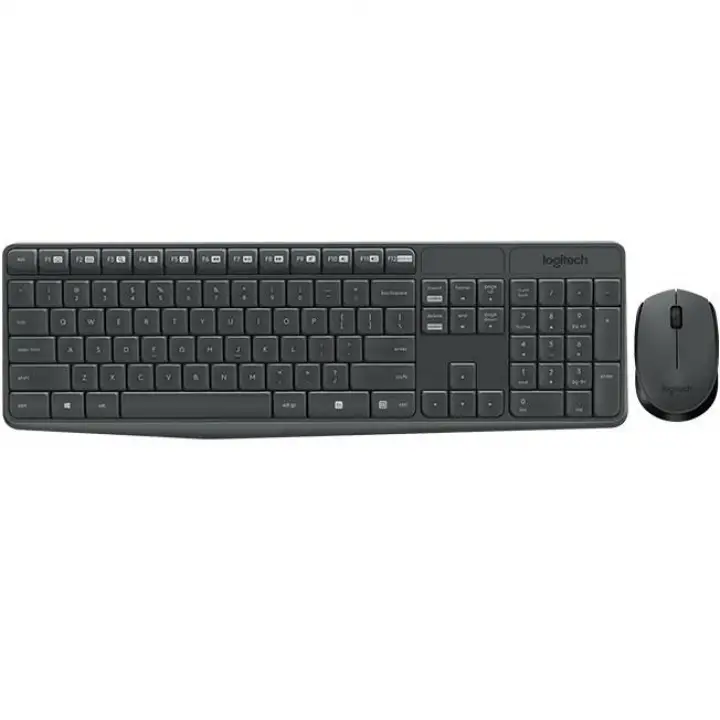 MK235 Q TR KABLOSUZ KLAVYE MOUSE SET GRİ 920-007925