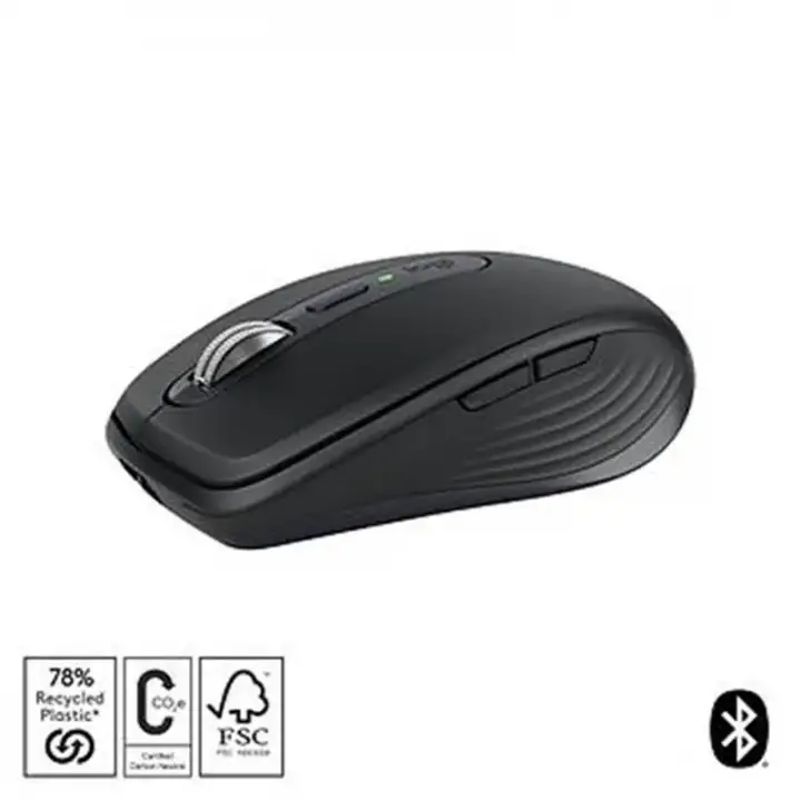 MX ANYWHERE 3S KOMPAKT OPTİK SENSÖRLÜ SESSİZ BLUETOOTH KABLOSUZ MOUSE SİYAH 910-006929