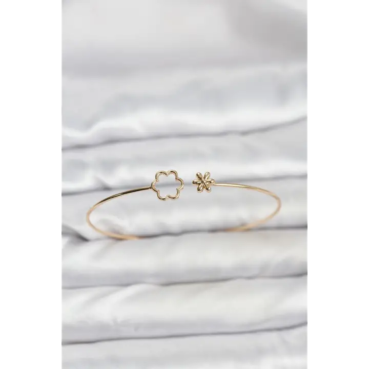 Lotus Model Gold Renk Bileklik