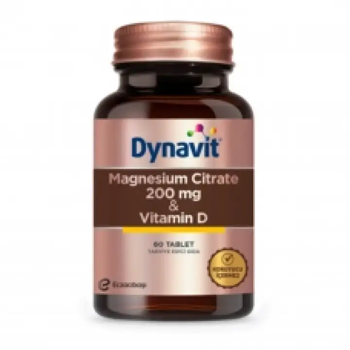 Magnesium Citrate 200 Mg &amp; Vitamin D 60 Tablet