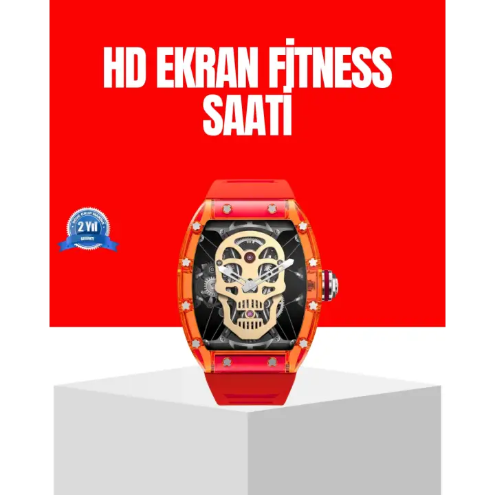 Manyetik Şarjlı Akıllı Saat iOS Android Uyumlu