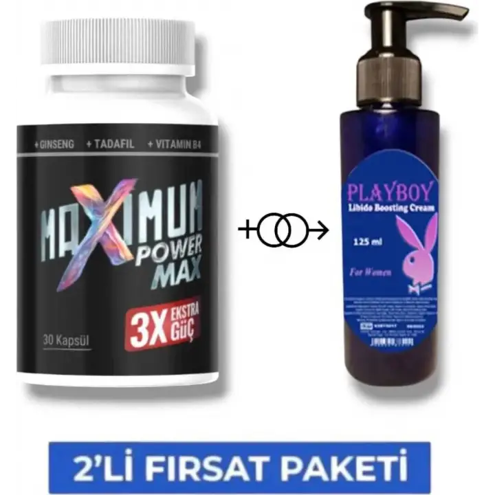 MAXİMUM POWER ERKEKLERE ÖZEL 30LU MUZİCE LİBDO ARTTRC KREM 125 ML