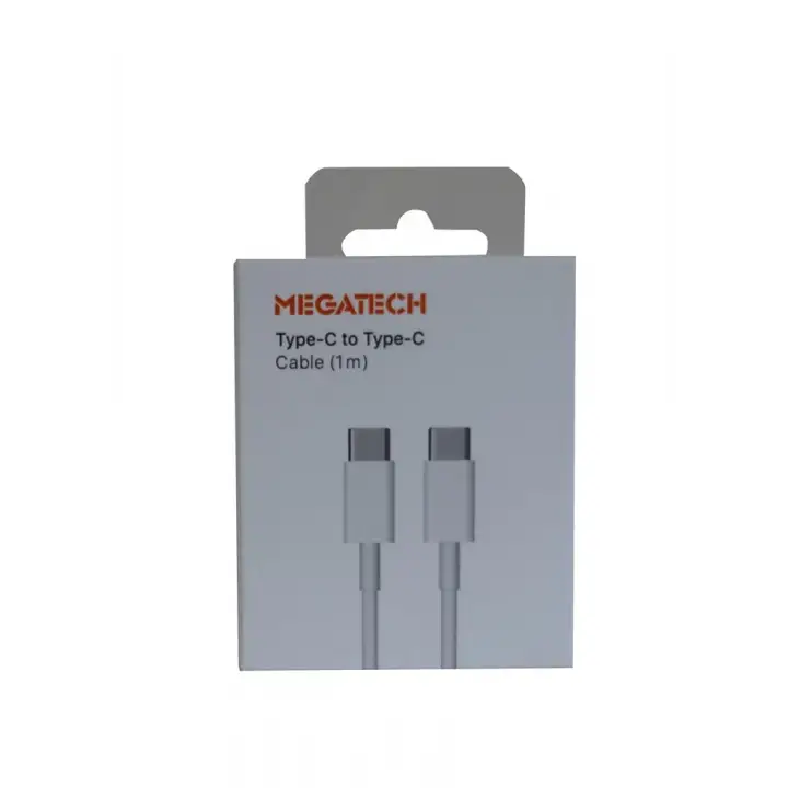 Megatech CC22 1mt Usb Type-C to Type-C Şarj ve Data Kablosu